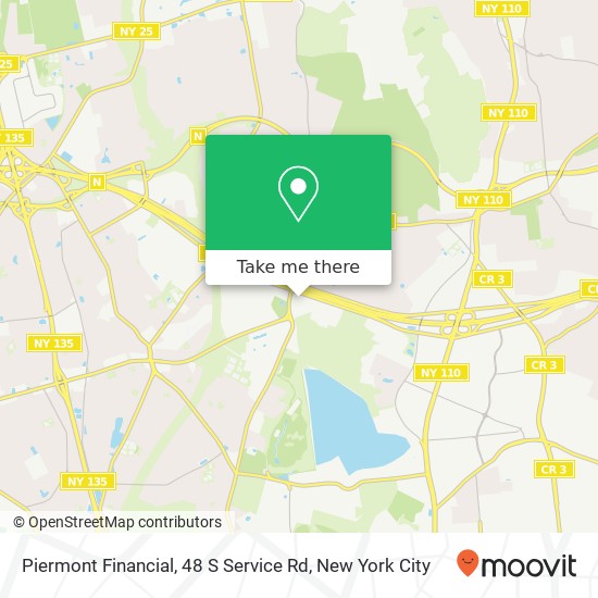 Mapa de Piermont Financial, 48 S Service Rd