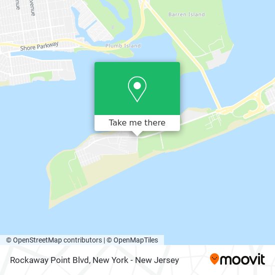 Mapa de Rockaway Point Blvd