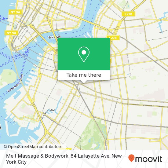 Melt Massage & Bodywork, 84 Lafayette Ave map
