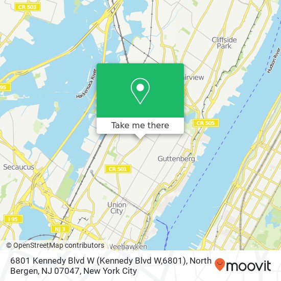 6801 Kennedy Blvd W (Kennedy Blvd W,6801), North Bergen, NJ 07047 map