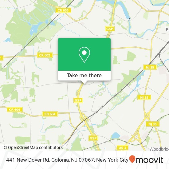 441 New Dover Rd, Colonia, NJ 07067 map