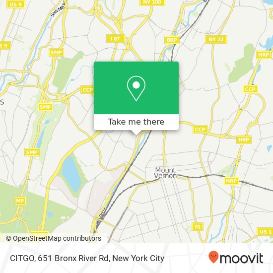 CITGO, 651 Bronx River Rd map