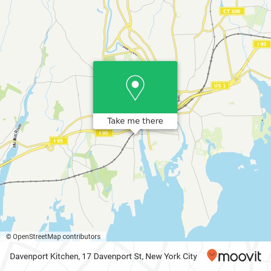 Mapa de Davenport Kitchen, 17 Davenport St