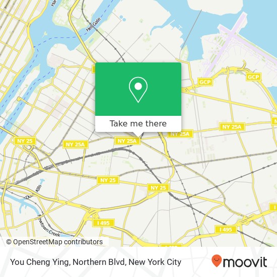 You Cheng Ying, Northern Blvd map
