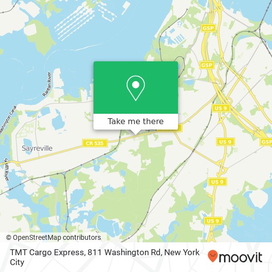 TMT Cargo Express, 811 Washington Rd map