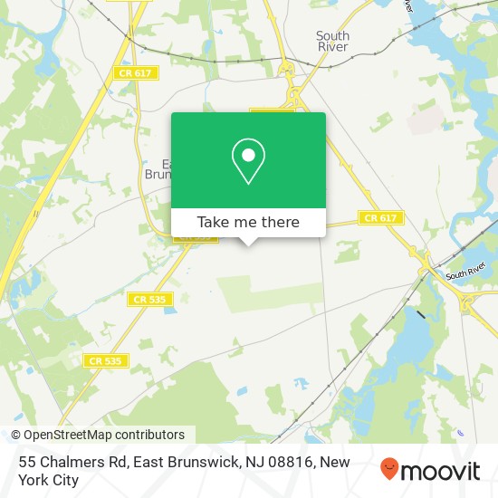 55 Chalmers Rd, East Brunswick, NJ 08816 map