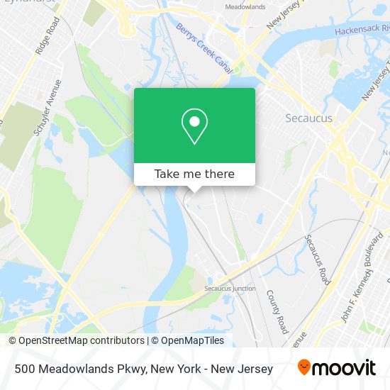 Mapa de 500 Meadowlands Pkwy