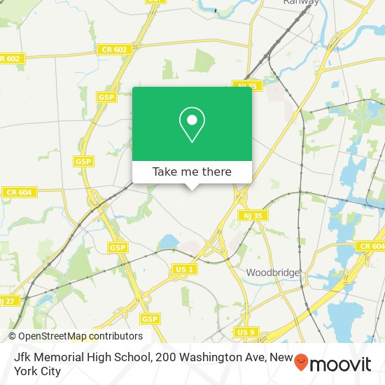 Mapa de Jfk Memorial High School, 200 Washington Ave