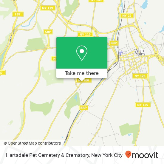 Mapa de Hartsdale Pet Cemetery & Crematory, 75 N Central Ave