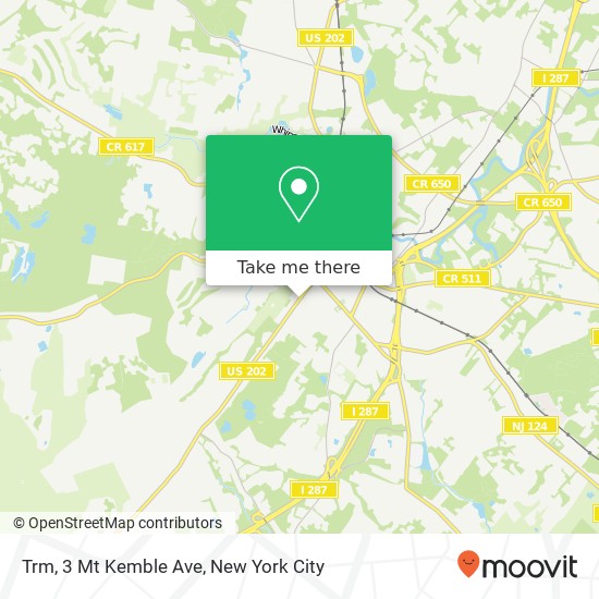 Mapa de Trm, 3 Mt Kemble Ave
