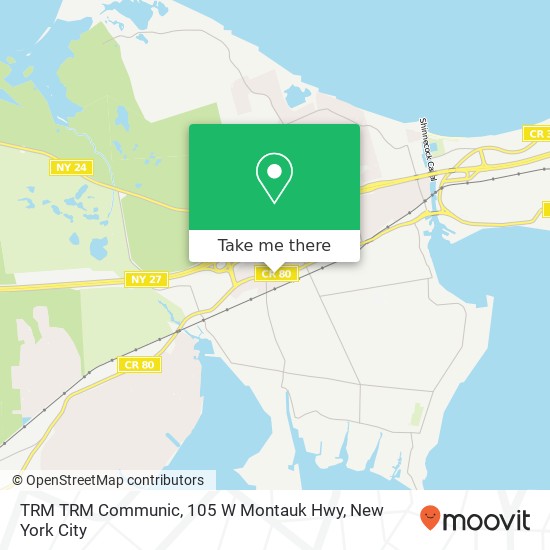 TRM TRM Communic, 105 W Montauk Hwy map