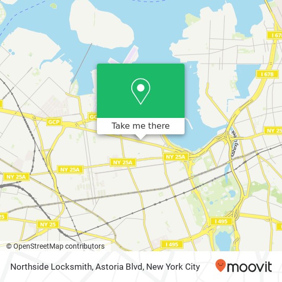 Mapa de Northside Locksmith, Astoria Blvd