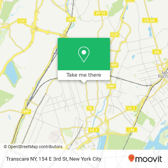 Transcare NY, 154 E 3rd St map