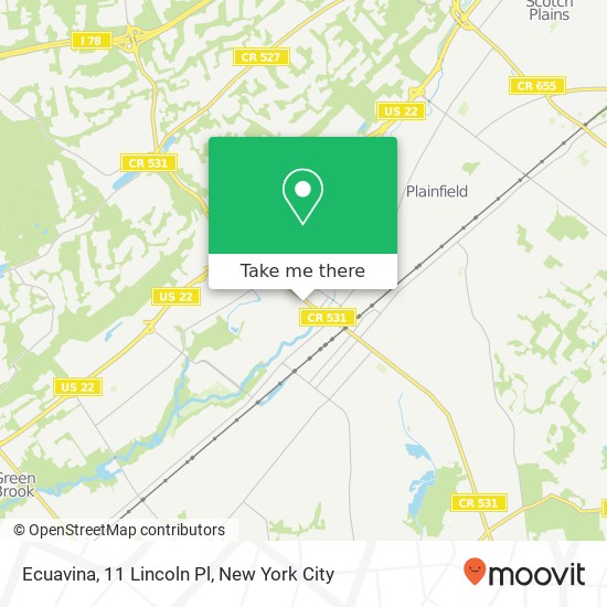 Ecuavina, 11 Lincoln Pl map