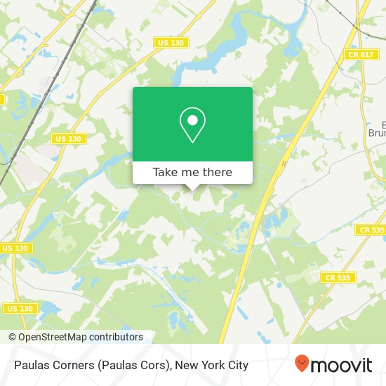 Paulas Corners (Paulas Cors) map