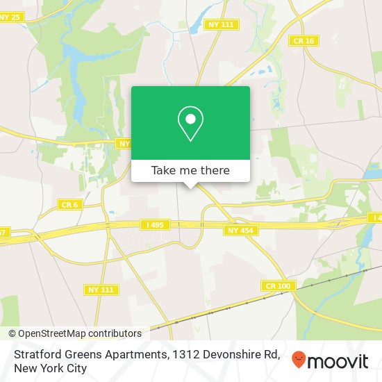 Stratford Greens Apartments, 1312 Devonshire Rd map