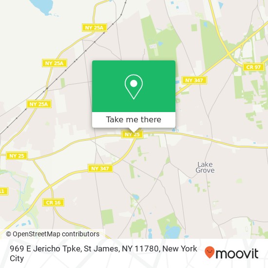 969 E Jericho Tpke, St James, NY 11780 map