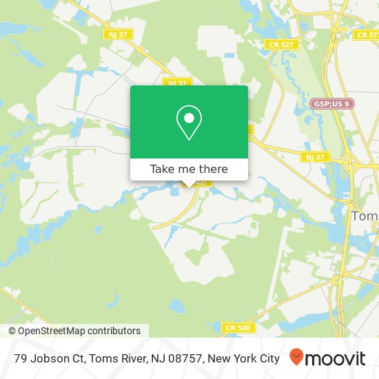 79 Jobson Ct, Toms River, NJ 08757 map
