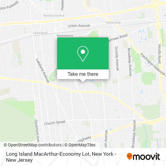 Long Island MacArthur-Economy Lot map