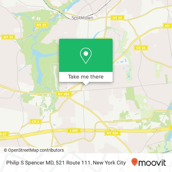 Philip S Spencer MD, 521 Route 111 map