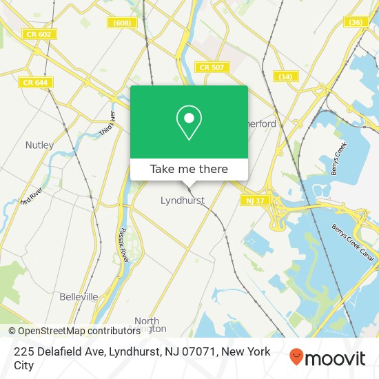 225 Delafield Ave, Lyndhurst, NJ 07071 map