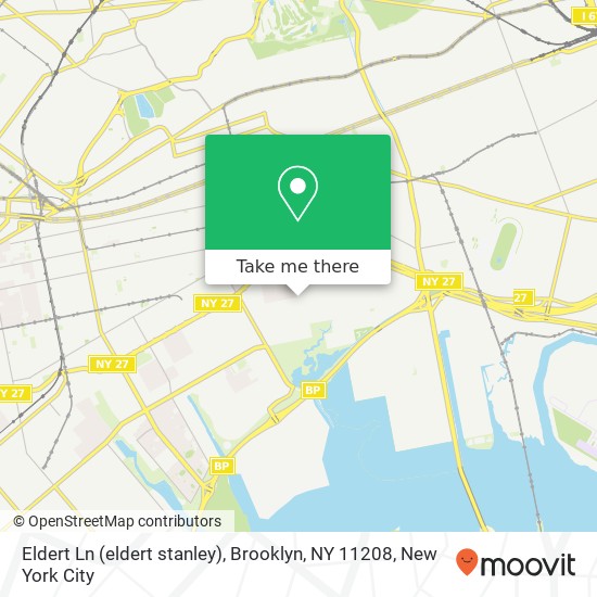 Eldert Ln (eldert stanley), Brooklyn, NY 11208 map