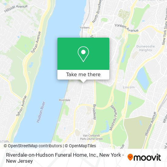 Riverdale-on-Hudson Funeral Home, Inc. map