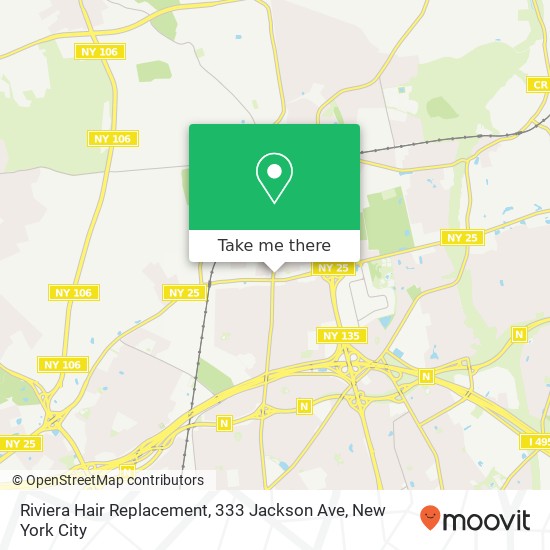 Mapa de Riviera Hair Replacement, 333 Jackson Ave