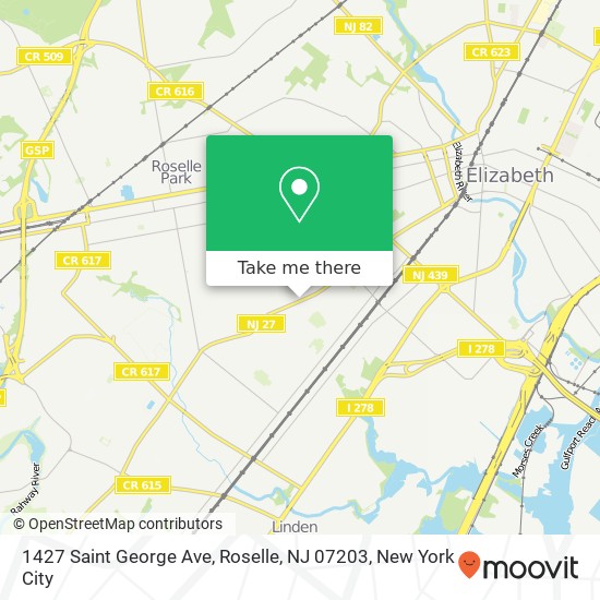 1427 Saint George Ave, Roselle, NJ 07203 map