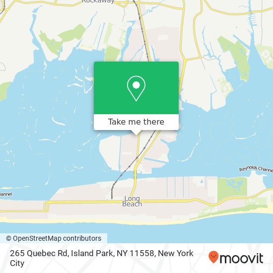 265 Quebec Rd, Island Park, NY 11558 map