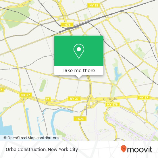 Orba Construction map