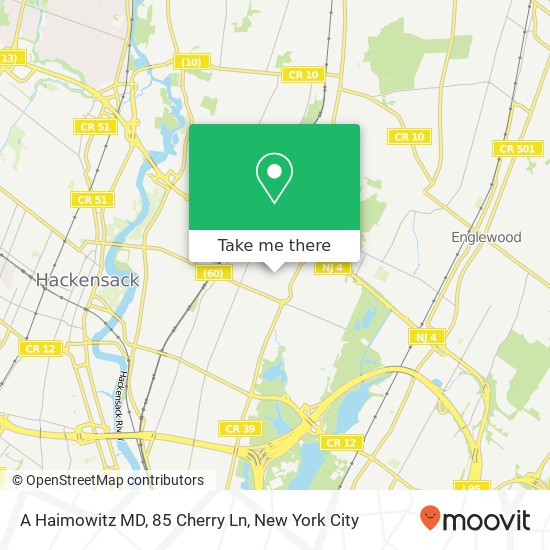 A Haimowitz MD, 85 Cherry Ln map