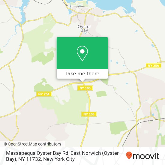 Mapa de Massapequa Oyster Bay Rd, East Norwich (Oyster Bay), NY 11732