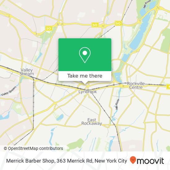 Merrick Barber Shop, 363 Merrick Rd map