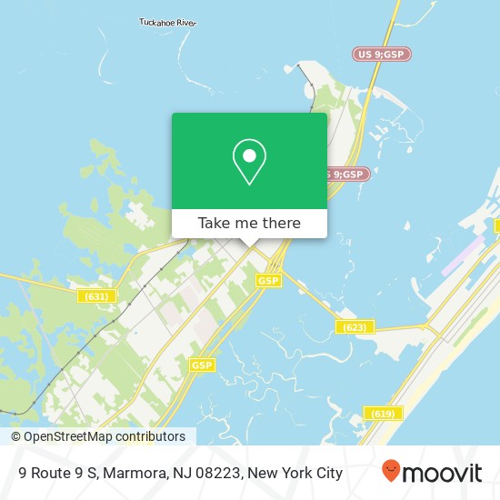 Mapa de 9 Route 9 S, Marmora, NJ 08223