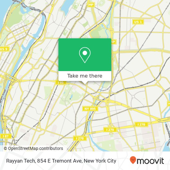 Rayyan Tech, 854 E Tremont Ave map