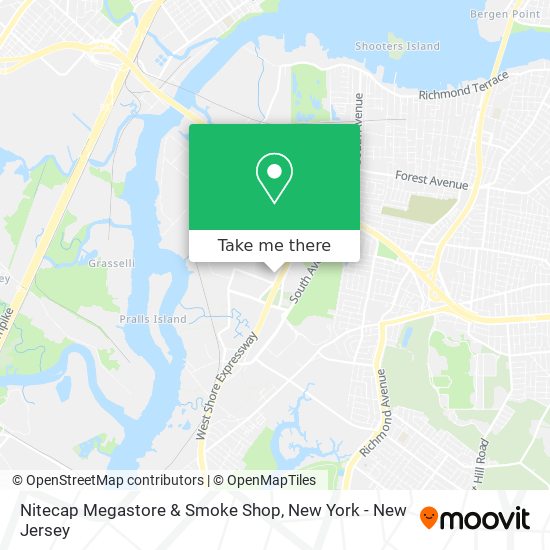 Nitecap Megastore & Smoke Shop map