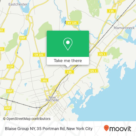 Mapa de Blaise Group NY, 35 Portman Rd