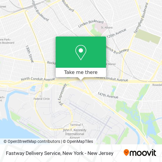 Fastway Delivery Service map