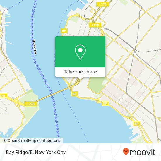 Mapa de Bay Ridge/E