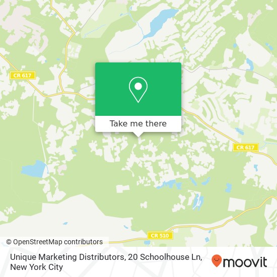 Unique Marketing Distributors, 20 Schoolhouse Ln map
