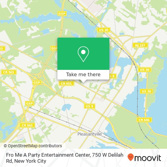 Fro Me A Party Entertainment Center, 750 W Delilah Rd map