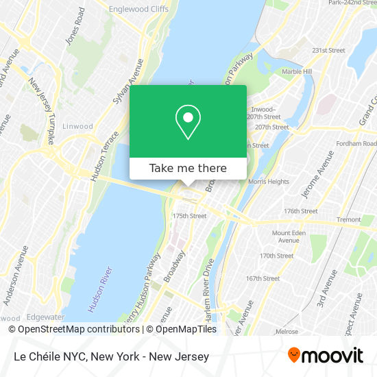 Le Chéile NYC map
