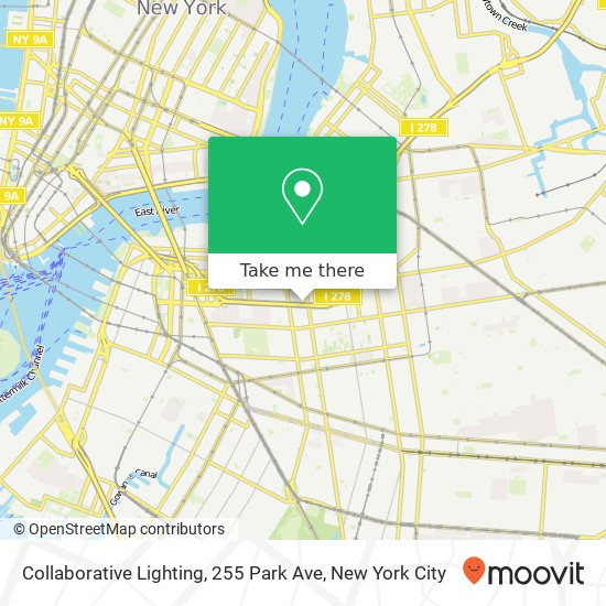 Mapa de Collaborative Lighting, 255 Park Ave