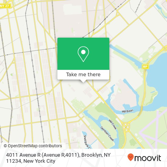 4011 Avenue R (Avenue R,4011), Brooklyn, NY 11234 map