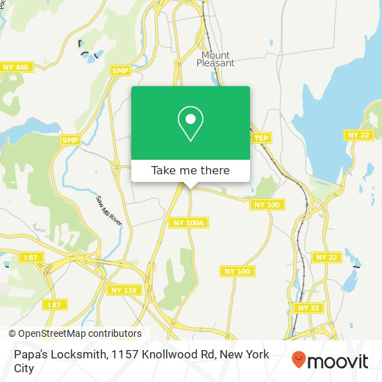 Papa's Locksmith, 1157 Knollwood Rd map