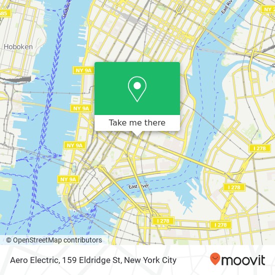 Mapa de Aero Electric, 159 Eldridge St