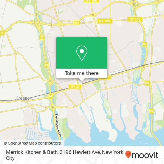 Merrick Kitchen & Bath, 2196 Hewlett Ave map