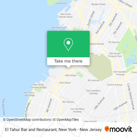 El Tahur Bar and Restaurant map