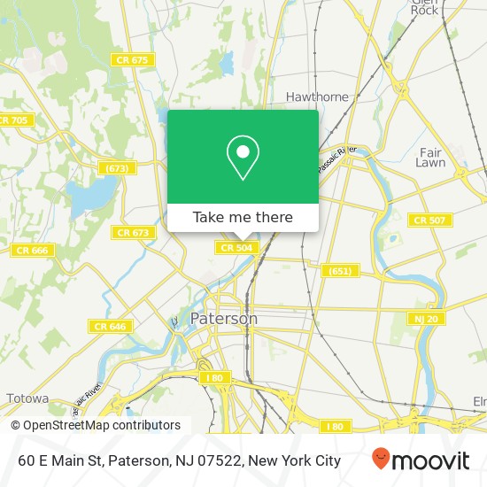 60 E Main St, Paterson, NJ 07522 map